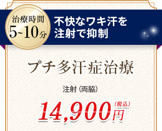 プチ多汗症治療