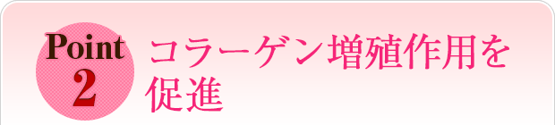 コラーゲン増殖作用を促進