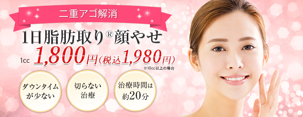 1日脂肪取り®顔やせ