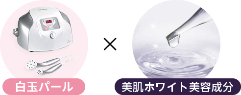 パール美肌×美肌ホワイト美容成分【画像】