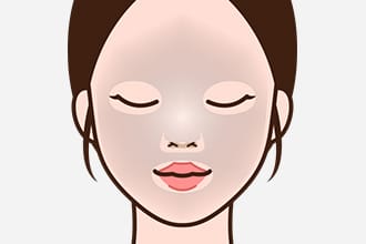 アンプルを塗ります（1剤）【画像】