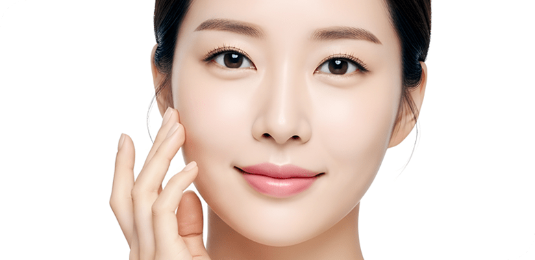 お顔のトーンをよりアップさせる