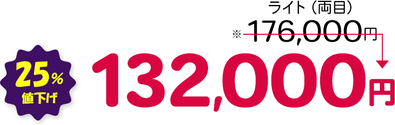 2点（両目） 25％値下げ